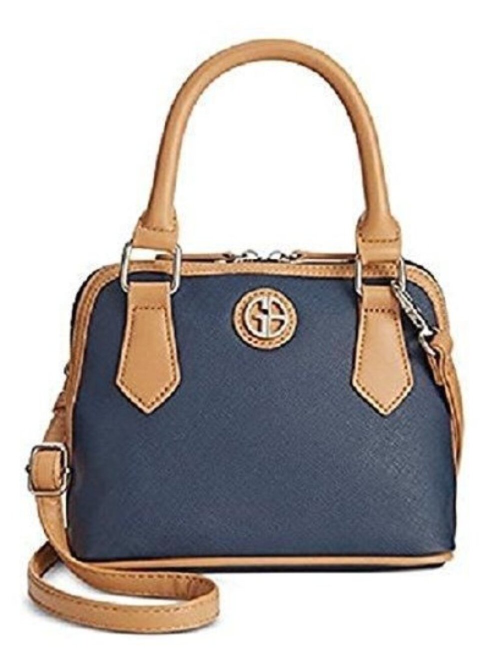 Giani Bernini Block Signature Navy Purse New With Tags!